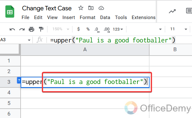 How to Change Text Case in Google Sheets 14