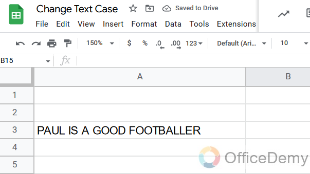How to Change Text Case in Google Sheets 15