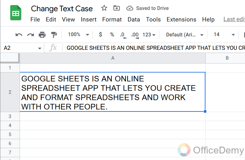 How to Change Text Case in Google Sheets 30