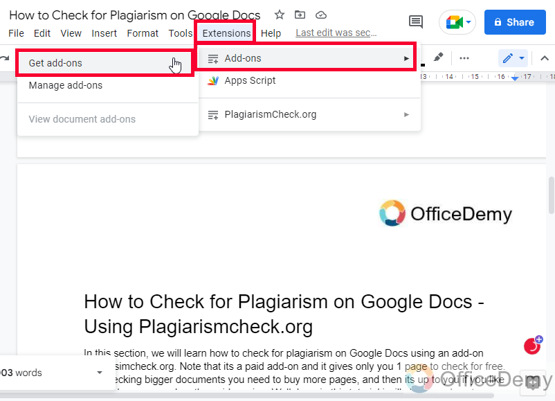 How to Check for Plagiarism on Google Docs 1