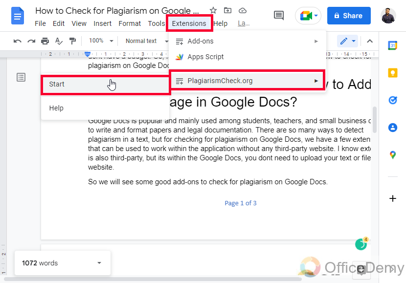 How to Check for Plagiarism on Google Docs 10