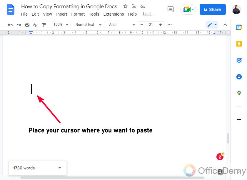 How to Copy Formatting in Google Docs 13