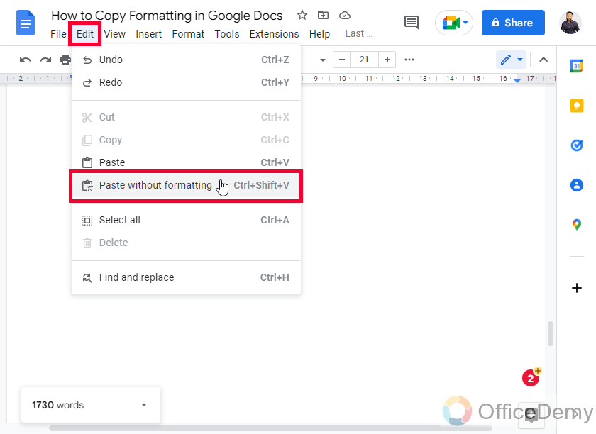 How to Copy Formatting in Google Docs 14
