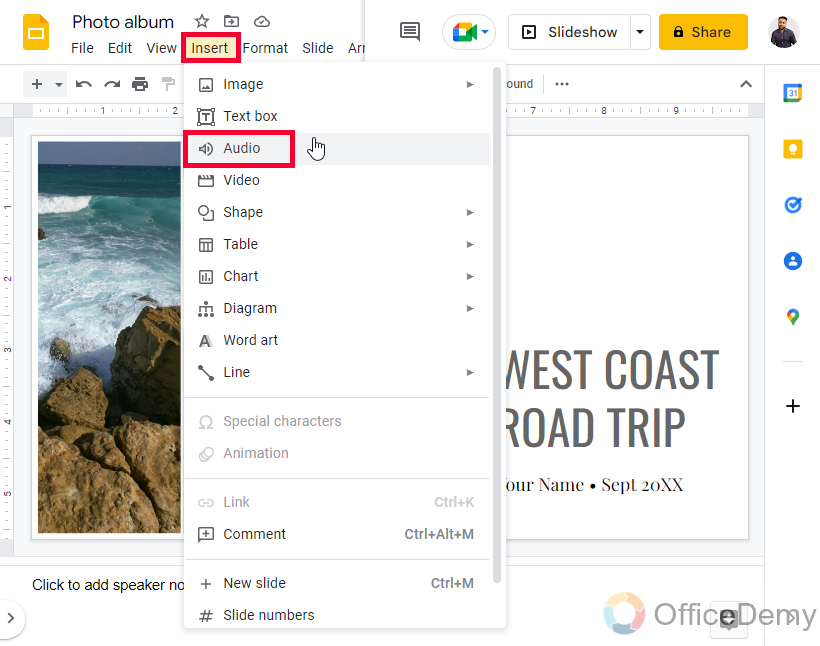 How to Do a Voice over on Google Slides 21