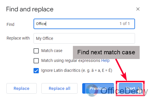 How to Find and Replace in Google Docs 9