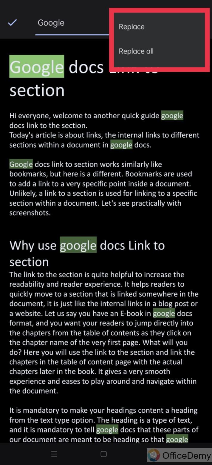 How to Find and Replace in Google Docs 19