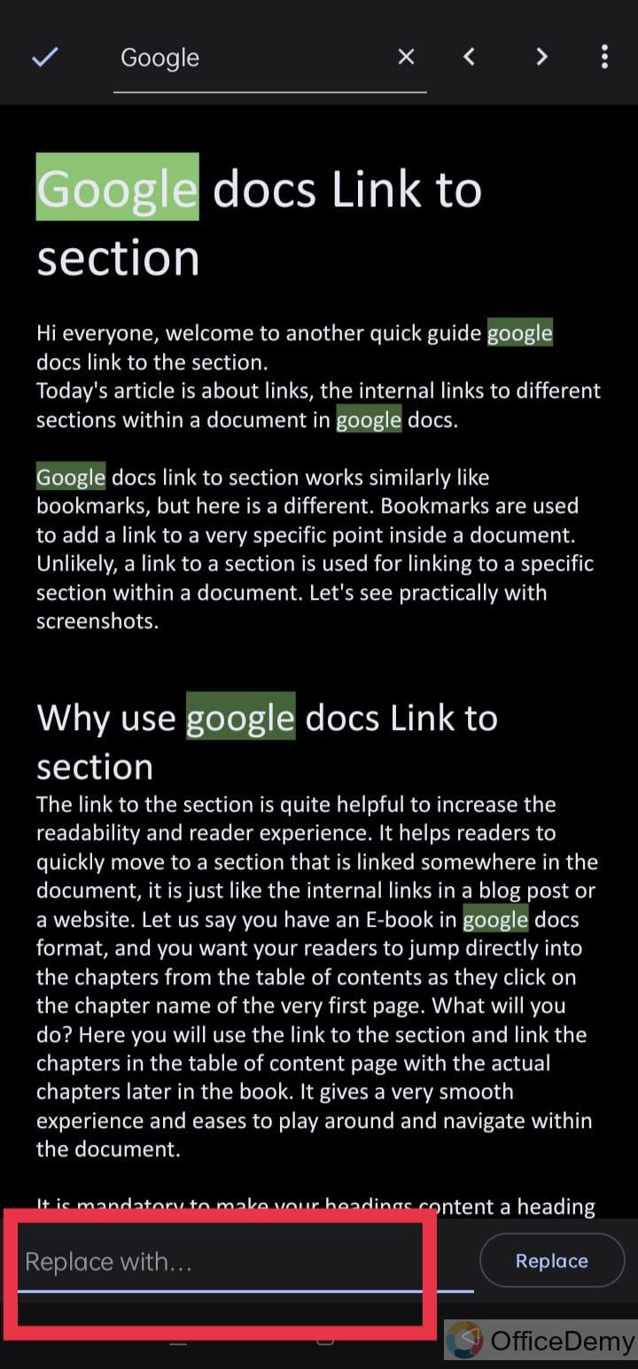 How to Find and Replace in Google Docs 20