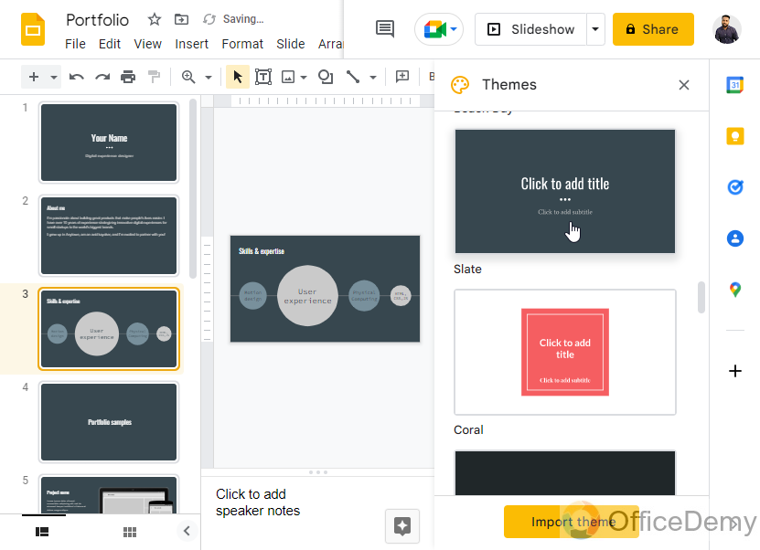 How to Import Themes to Google Slides 13