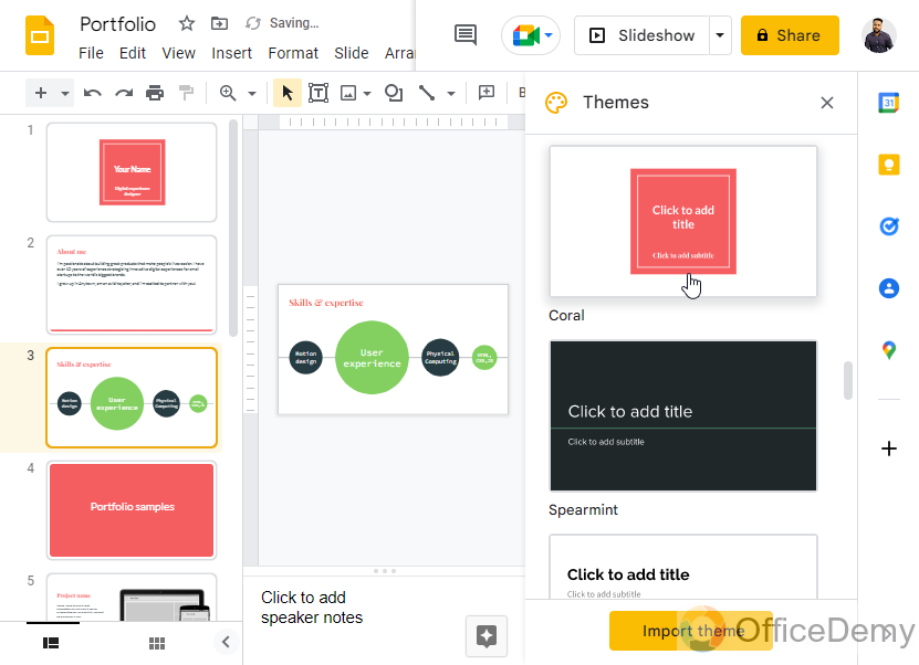 How to Import Themes to Google Slides 14