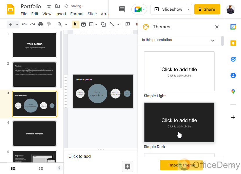 How to Import Themes to Google Slides 4