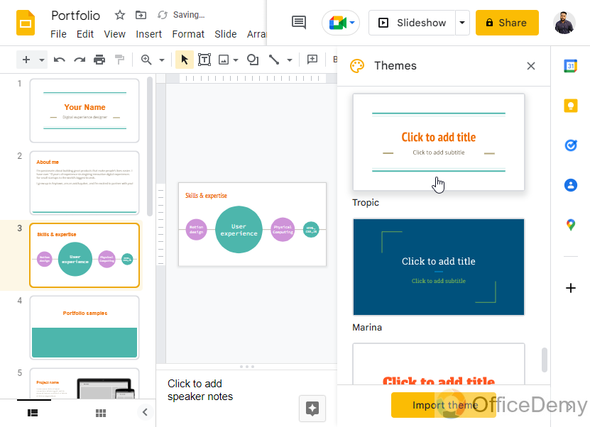 How to Import Themes to Google Slides 23