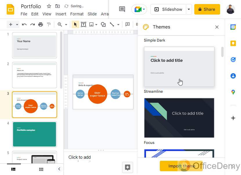 How to Import Themes to Google Slides 5