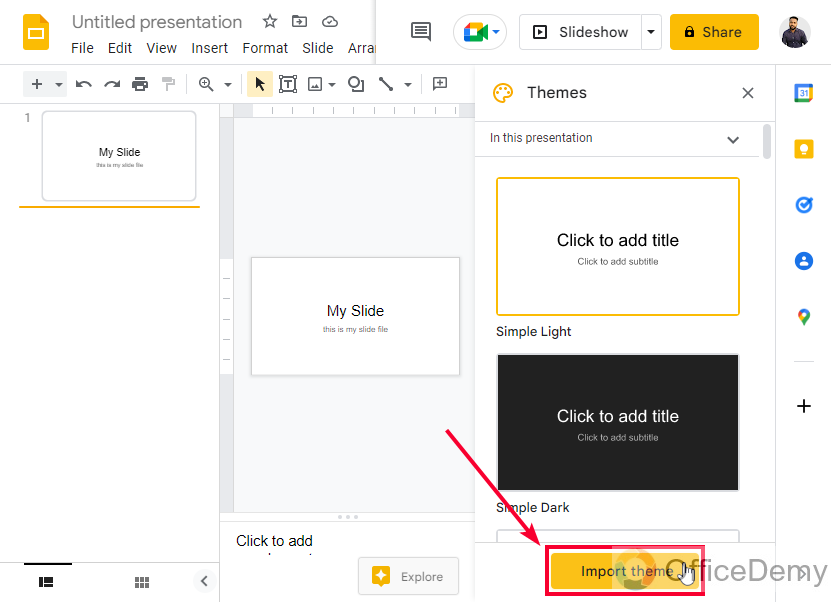 How to Import Themes to Google Slides 29