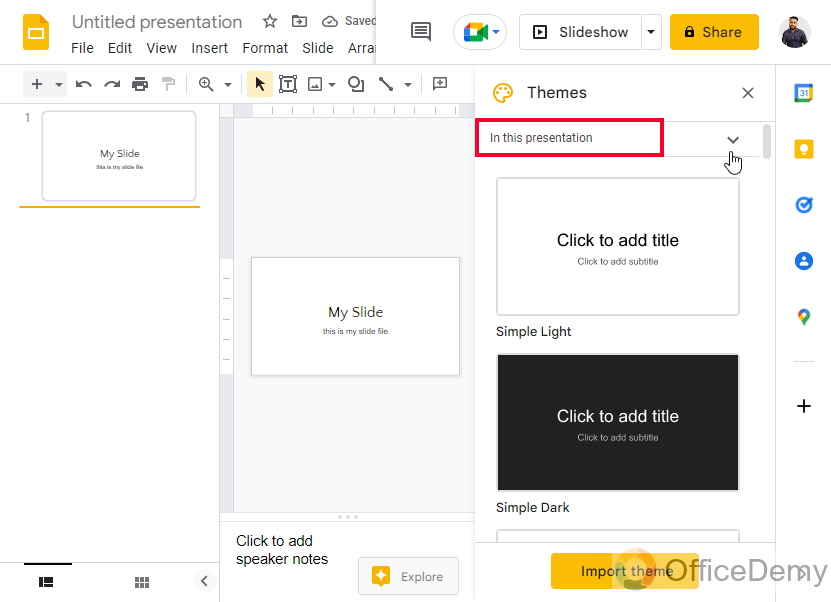How to Import Themes to Google Slides 36