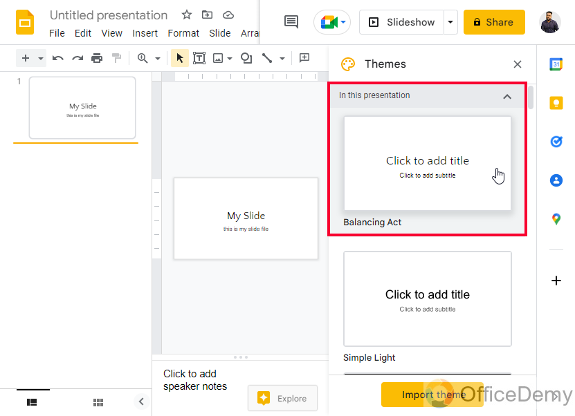 How to Import Themes to Google Slides 37