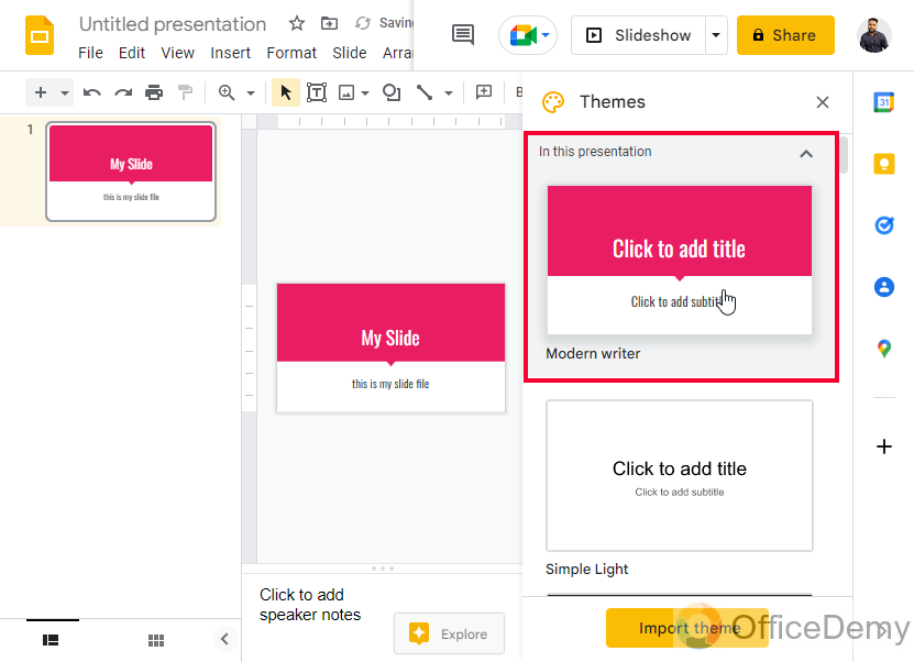 How to Import Themes to Google Slides 43