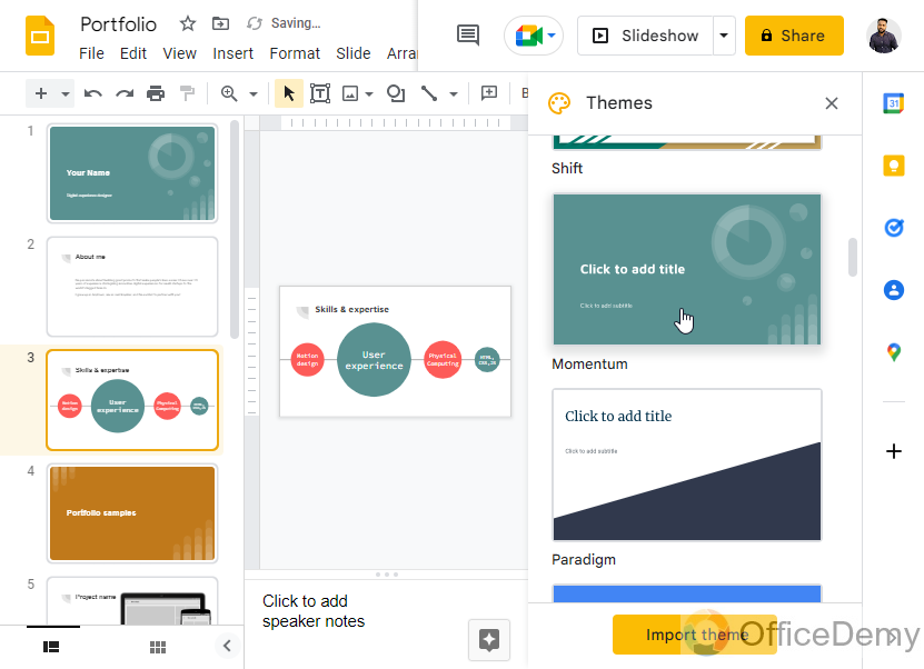 How to Import Themes to Google Slides 8