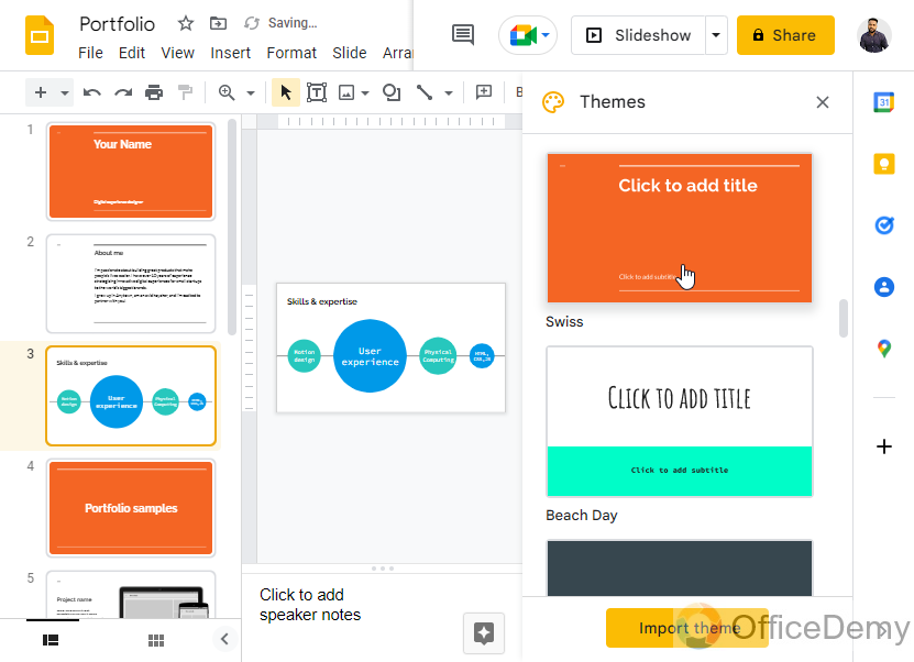 How to Import Themes to Google Slides 11