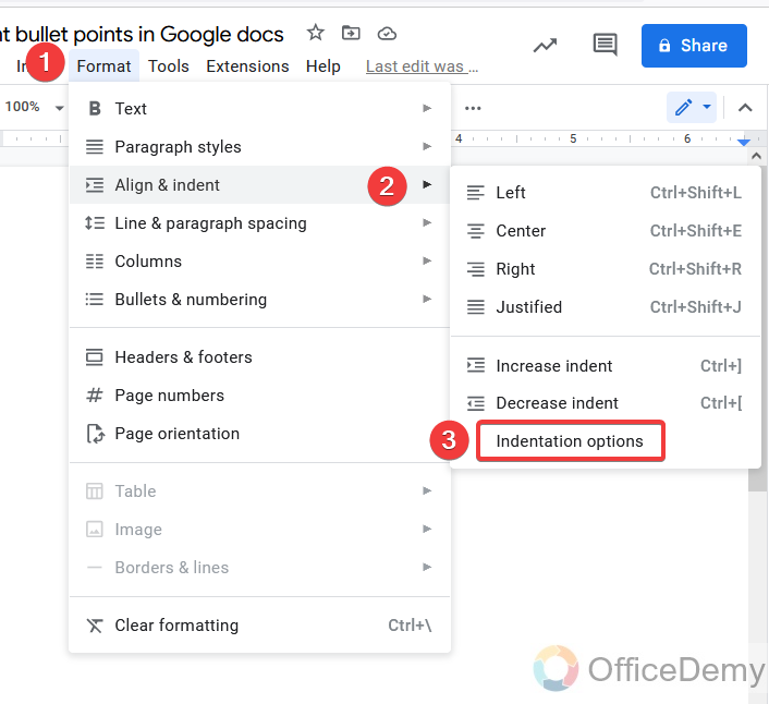 How to Indent Bullet Points in Google Docs 13