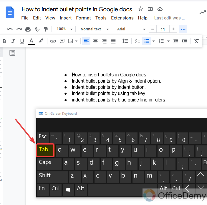 How to Indent Bullet Points in Google Docs 20