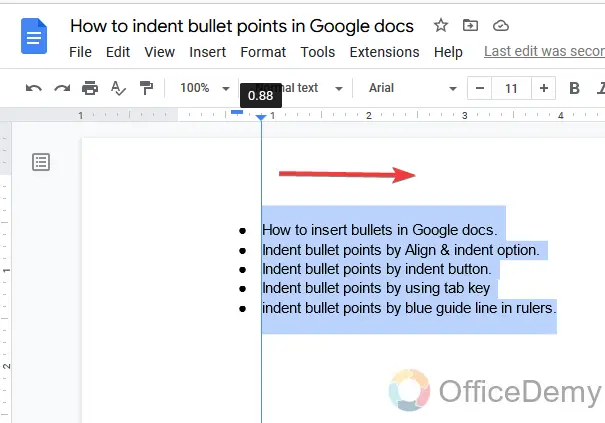 How to Indent Bullet Points in Google Docs 22
