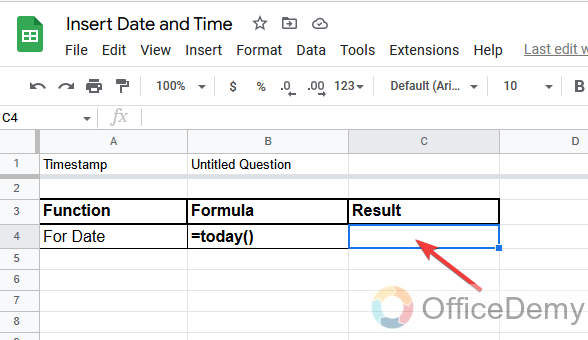 How to Insert Date and Time in Google Sheets 5