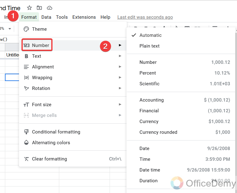How to Insert Date and Time in Google Sheets 15