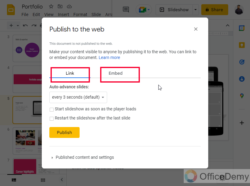 How to Make Google Slides Play Automatically 14