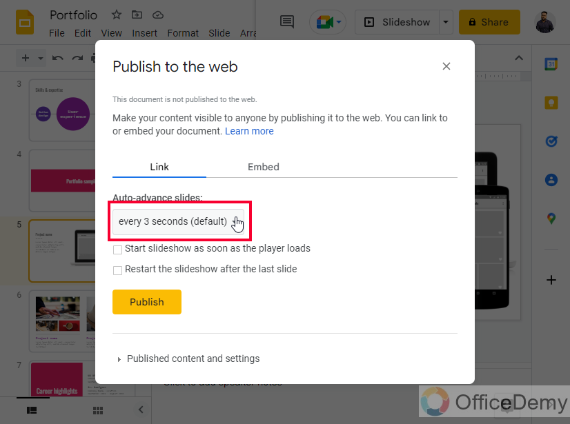 How to Make Google Slides Play Automatically 15