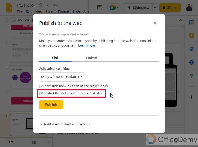 How to Make Google Slides Play Automatically 18