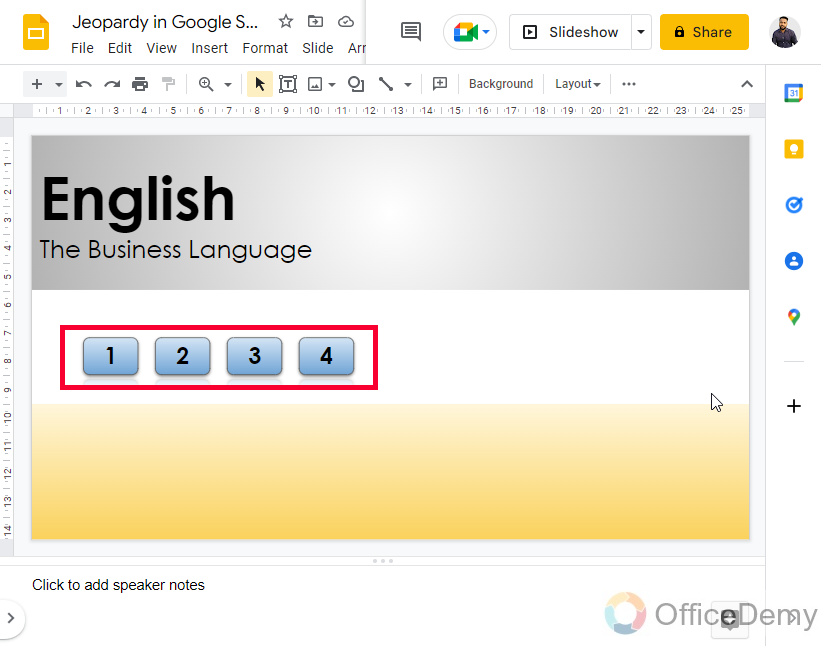 How to Make Jeopardy on Google Slides 21