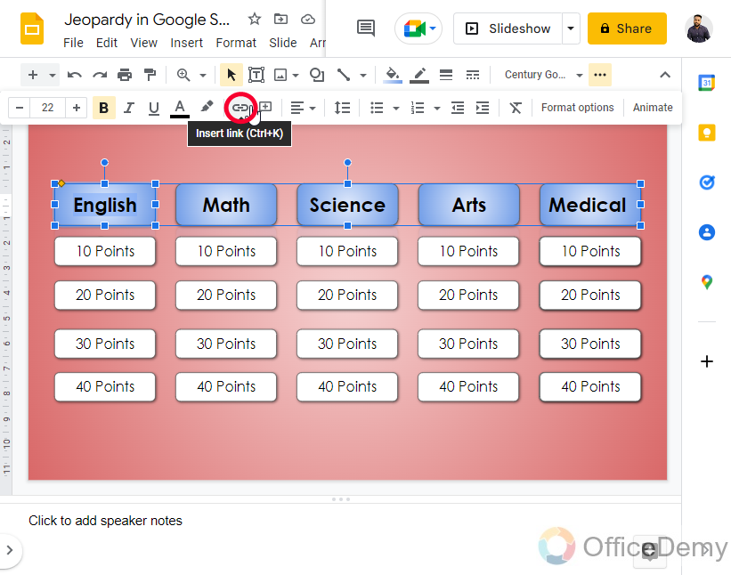 How to Make Jeopardy on Google Slides 34