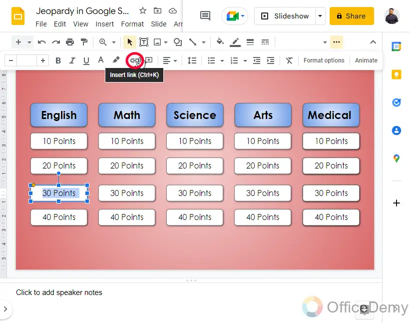 How to Make Jeopardy on Google Slides 35