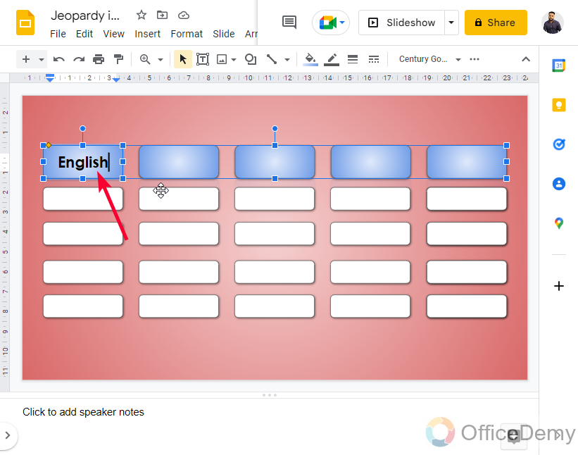 How to Make Jeopardy on Google Slides 10
