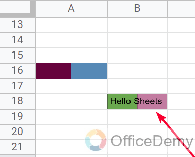 How to Make a Cell two Colors in Google Sheets 29