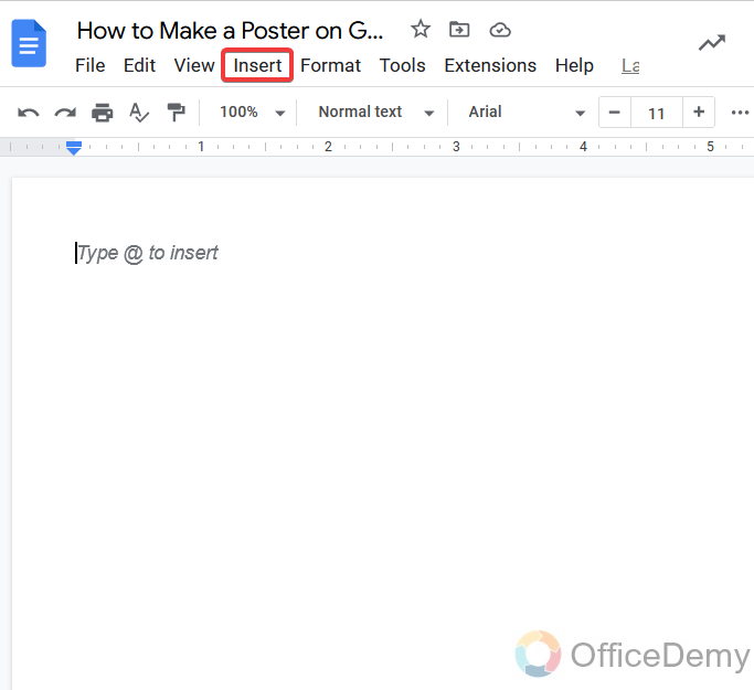 How to Make a Poster on Google Docs 1