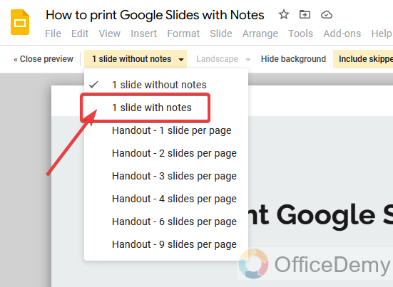 How to Print Google Slides with Notes 13