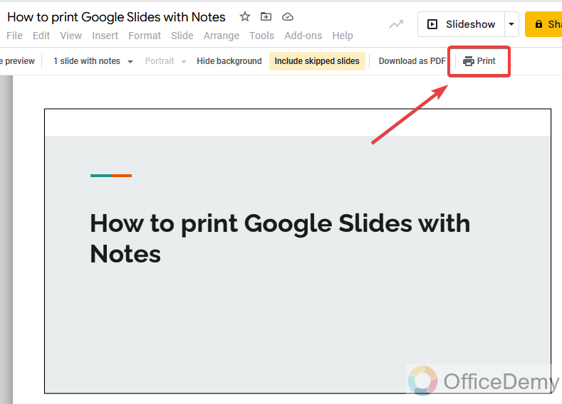 How to Print Google Slides with Notes 15