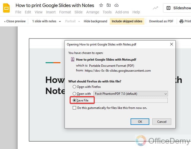 How to Print Google Slides with Notes 17