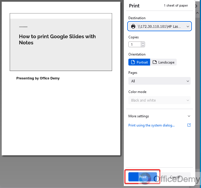 How to Print Google Slides with Notes 21