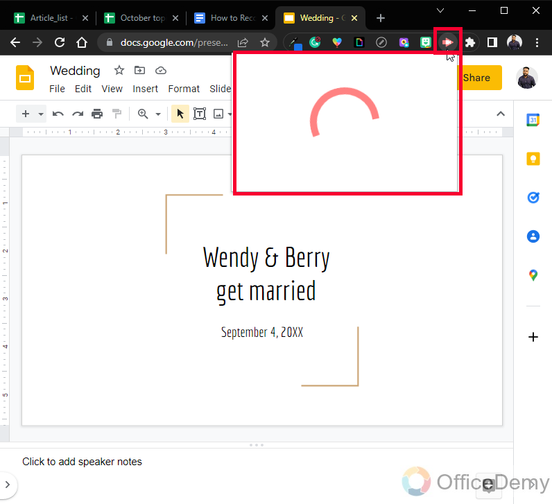 How to Record a Presentation on Google Slides 12