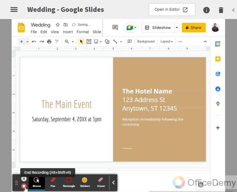 How to Record a Presentation on Google Slides 19