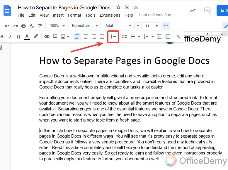 How to Separate Pages in Google Docs 15