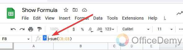 How to Show Formulas in Google Sheets 16