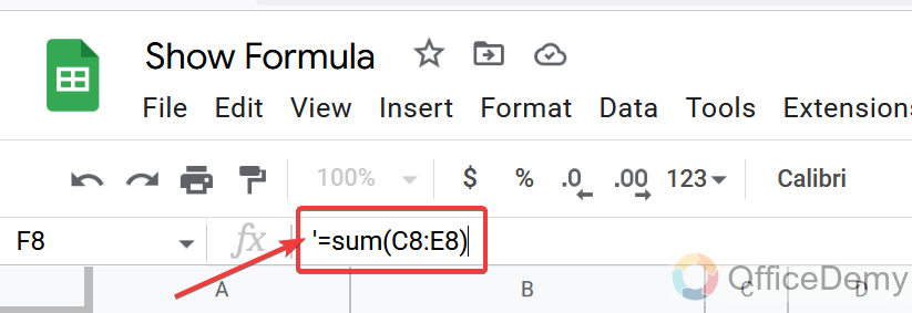How to Show Formulas in Google Sheets 17