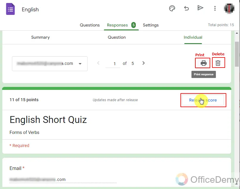 How to get Answers in Google Forms 20