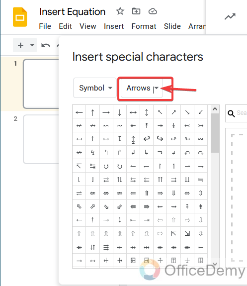 How to insert an equation in Google Slides 5