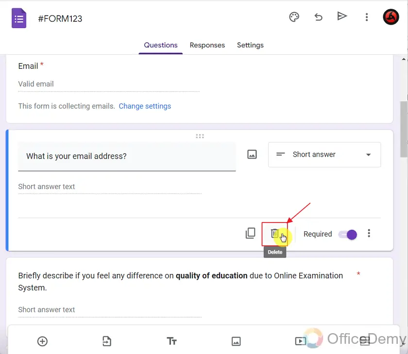 How to make a Google Form validate Email 16