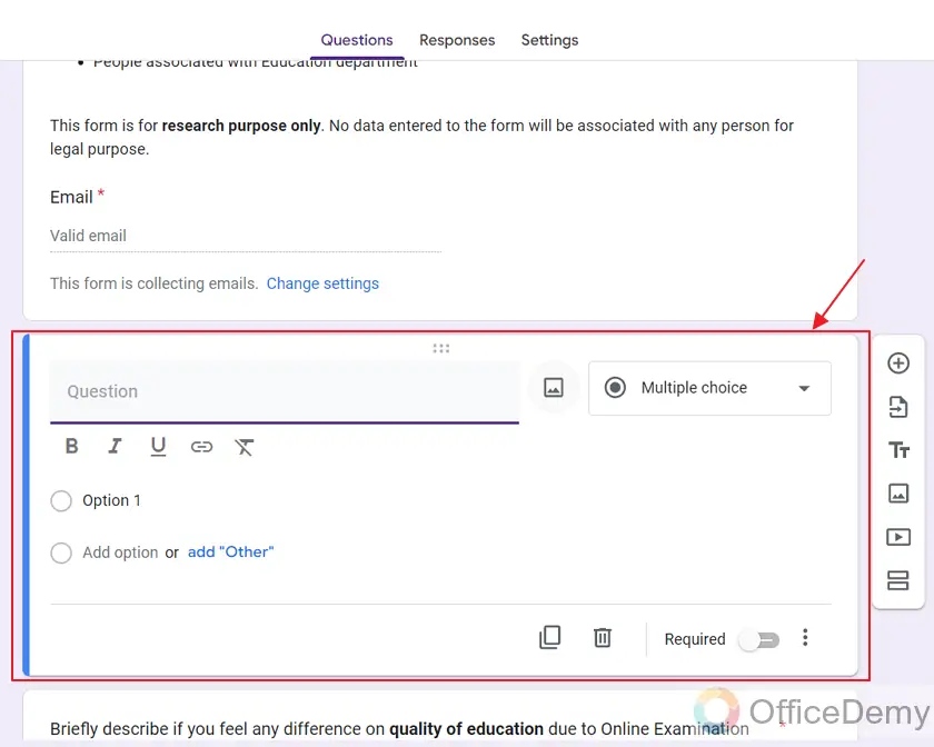 How to make a Google Form validate Email 19