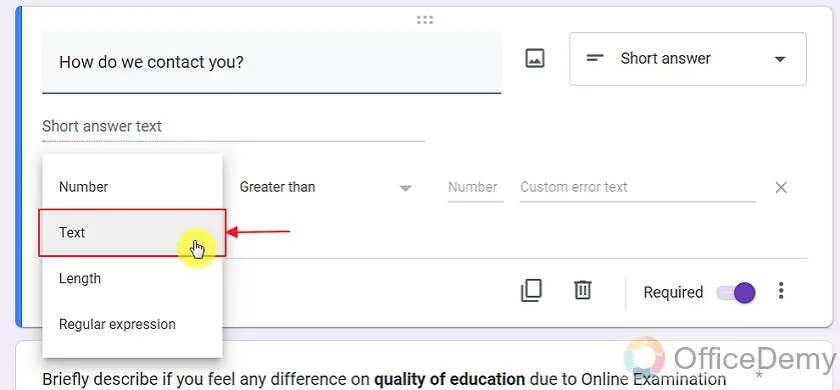 How to make a Google Form validate Email 27